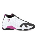 【 AIR JORDAN AIR JORDAN 14 RETRO GS 'FUCHSIA BLAST' / WHITE FUCHSIA FLASH BLACK 】 ナイキ 白色 ホワイト 黒色 ブラック エアジョーダン ジュニア キッズ ベビー マタニティ スニーカー