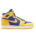 【 AIR JORDAN AIR JORDAN 1 RETRO HIGH OG BG 'LANEY' / VARSITY MAIZE GAME ROYAL-WHITE 】 ナイキ ハイ ゲーム エアジョーダン ゲームロイヤル 青 ブルーWHITE ジュニア キッズ ベビー マタニティ スニーカー