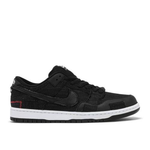 【 NIKE WASTED YOUTH X DUNK LOW SB 039 BLACK DENIM 039 SPECIAL BOX / BLACK UNIVERSITY RED WHITE 】 子供用 ダンク エスビー スペシャル ボックス 黒色 ブラック 赤 レッド 白色 ホワイト ダンクロー スニーカー メンズ