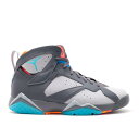 【 AIR JORDAN JORDAN 7 RETRO 'BARCELONA DAYS' / DRK GRY TRQS BL WLF GRY TTL OR 】 ...