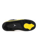 エアジョーダン AIR JORDAN 黒色 ブラック 白色 ホワイト 黄色 イエロー エアジョーダン 'THUNDER' ジュニア キッズ 【 YELLOW 4 RETRO GS 2012 BLACK WHITE TOUR 】 【送料無料・関税込み・追加料金なし・