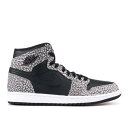 【 AIR JORDAN AIR JORDAN 1 RETRO HIGH 039 BLACK ELEPHANT 039 / BLACK GYM RED CMNT GRY ANTHRCT 】 ナイキ ハイ 黒色 ブラック 赤 レッド エアジョーダン スニーカー メンズ