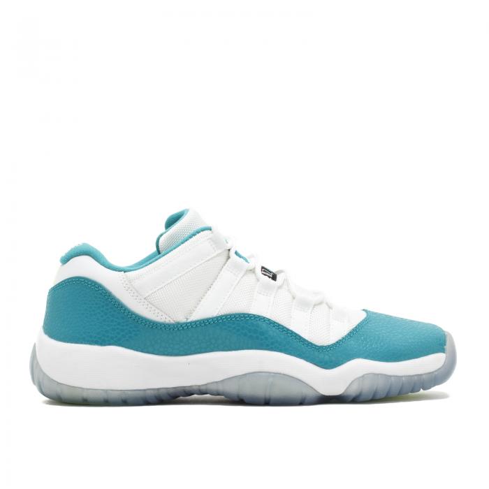 【 AIR JORDAN AIR JORDAN 11 RETRO LOW GS 'AQUA SAFARI' / WHITE TURBO GREEN VOLT ICE BLK 】 ナイキ 白色 ホワイト ターボ 緑 グリーン エアジョーダン ジュニア キッズ ベビー マタニティ スニーカー