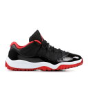 【 AIR JORDAN AIR JORDAN 11 RETRO LOW BP 'BRED' / BLACK TRUE RED-WHITE 】 ナイキ 黒色 ブラック エアジョーダン ジュニア キッズ ベビー マタニティ スニーカー