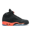 【 AIR JORDAN AIR JORDAN 5 RETRO 3LAB5 'INFRARED' / BLACK INFRARED 23 】 ナイキ 黒色 ブラック エアジョーダン スニーカー メンズ