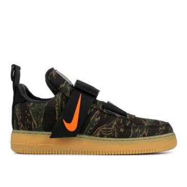 ナイキ NIKE プレミアム カモ柄 緑 グリーン 茶色 ブラウン エアフォース 'CAMO' スニーカー メンズ 【 PREMIUM GREEN NIKE CARHARTT WIP X 1 UTILITY LOW CAMO TOTAL ORANGEGUM LIGHT BROWN 】