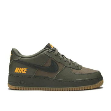 ナイキ NIKE ゴアテックス オリーブ ゴールド エアフォース 'OLIVE' ジュニア キッズ 【 NIKE 1 LV8 GORETEX BG MEDIUM OLIVE SEQUOIA UNIVERSITY GOLD 】