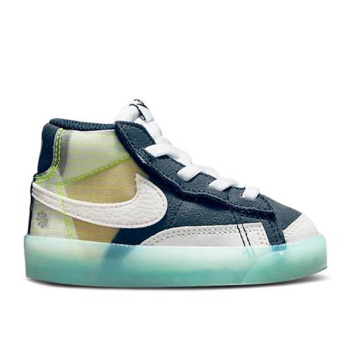 楽天スニケス【 NIKE BLAZER MID '77 TD 'MOVE TO ZERO - ARMORY NAVY' / ARMORY NAVY SUMMIT WHITE 】 ブレイザー ミッド ゼロ 紺色 ネイビー 白色 ホワイト ベビー ナイキ