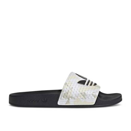 【 ADIDAS ADILETTE SLIDES 'CAMO PRINT' / SAND CORE BLACK CORE BLACK 】 アディダス アディレッタ 砂色 サンド コア 黒色 ブラック スニーカー メンズ
