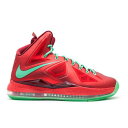 【 NIKE LEBRON 10 'CHRISTMAS' / UNIVERSITY RED TRMLN TM RD 】 レブロン 赤 レッド スニーカー メンズ...