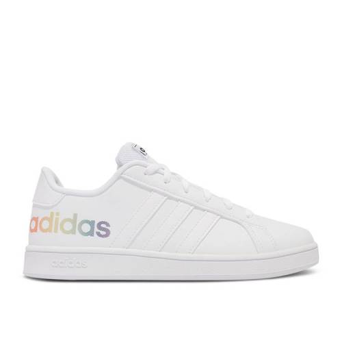  ADIDAS GRAND COURT J 'PRIDE' / FOOTWEAR WHITE FOOTWEAR WHITE  ǥ   ...