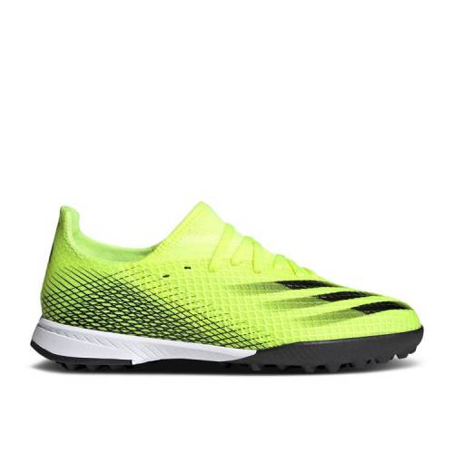 【 ADIDAS X GHOSTED.3 TF J 'SOLAR YELLOW' / SOLAR YELLOW CLOUD WHITE ROYAL 】 アディダス 黄色 イエロー 白色 ホワイト ジュニア キッズ ベビー マタニティ スニーカー