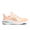 【 ADIDAS FORTARUN J 'HAZEL CORAL' / HAZE CORAL CLOUD WHITE GREY 】 アディダス 白色 ホワイト 灰色 グレー ジュニア キッズ ベビー マタニティ スニーカー(4)