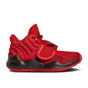 【 ADIDAS DEEP THREAT J 'SCARLET' / SCARLET CORE BLACK SCARLET 】 アディダス ディープ コア 黒色 ブラック ジュニア キッズ ベビー マタニティ スニーカー