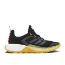 【 ADIDAS LEGO X SPORT BIG KID 'BLACK YELLOW' / CORE BLACK GREY SIX RED 】 アディダス コア 黒色 ブラック 灰色 グレー 赤 レッド ジュニア キッズ ベビー マタニティ スニーカー