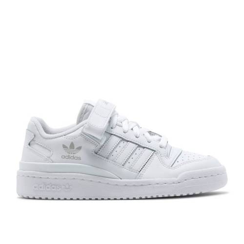 【 ADIDAS FORUM LOW J 'TRIPLE WHITE' / CLOUD WHITE CLOUD WHITE CLOUD 】 アディダス フォーラム 白色 ホワイト ジュニア キッズ ベビー マタニティ スニーカー