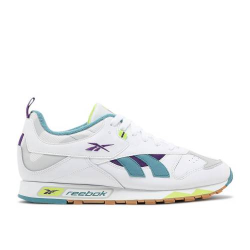 【 REEBOK CLASSIC LEATHER RC 1.0 'WHITE REGAL PURPLE' / WHITE REGAL PURPLE SKULL GREY 】 リーボック クラシック レザー 白色 ホワイト 紫 パープル 灰色 グレー スニーカー メンズ