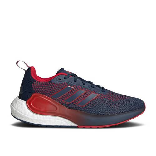 【 ADIDAS LAVARUN 'CREW NAVY SCARLET' / CREW NAVY CREW NAVY SCARLET 】 アディダス 紺色 ネイビー クルー スニーカー メンズ