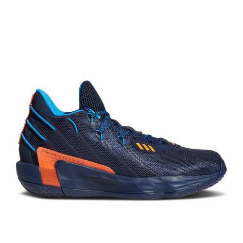 【 ADIDAS DAME 7 'LIGHTS OUT' / TEAM NAVY BRIGHT BLUE TEAM 】 アディダス チーム 紺色 ネイビー 青色 ブルー スニーカー メンズ