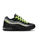 【 NIKE AIR MAX 95 GS 'BLACK VOLT' / BLACK DARK GREY-LIGHT BONE-VOLT 】 マックス 黒色 ブラック エアマックス ジュニア キッズ ベビー マタニティ スニーカー ナイキ