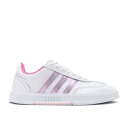 【 ADIDAS WMNS GRADAS 'WHITE SIGNAL PINK' / CORE WHITE SILVER METALLIC 】 アディダス コア 白色 ホワイト 銀色 シルバー スニーカー レディース