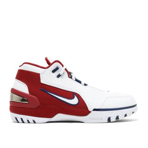 ナイキ NIKE ズーム 白色 ホワイト 紺色 ネイビー 'FIRST GAME' スニーカー メンズ 【 NIKE AIR ZOOM GENERATION RETRO 2017 WHITE WHITEVARSITY CRIMSONMIDNIGHT NAVY 】