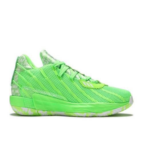 楽天スニケス【 ADIDAS DAME 7 GCA 'I AM MY OWN FAN - SOLAR GREEN' / SOLAR GREEN CLOUD WHITE SOLAR 】 アディダス 緑 グリーン 白色 ホワイト スニーカー メンズ