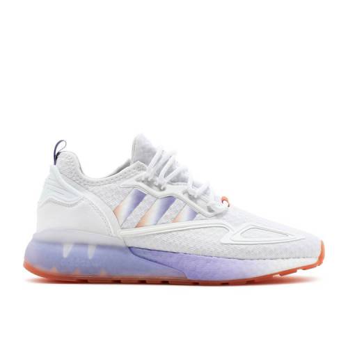 【 ADIDAS WMNS ZX 2K BOOST 039 GRADIENT PURPLE 039 / CLOUD WHITE LIGHT PURPLE HAZY 】 アディダス ブースト 白色 ホワイト 紫 パープル スニーカー レディース