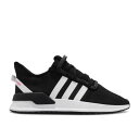 【 ADIDAS U_PATH RUN J 'BLACK WHITE' / CORE BLACK CLOUD WHITE SHOCK 】 アディダス ラン コア 黒色 ブラック 白色 ホワイト ショック ジュニア キッズ ベビー マタニティ スニーカー