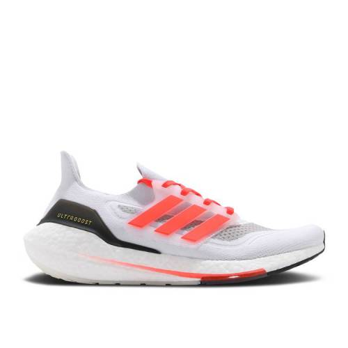 y ADIDAS ULTRABOOST 21 'WHITE SOLAR RED' / CLOUD WHITE SOLAR RED GOLD z AfB_X F zCg  bh S[h Xj[J[ Y