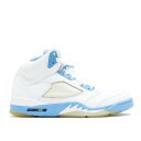 【 AIR JORDAN AIR JORDAN 5 RETRO 'COUNTDOWN PACK MOTORSPORTS' SAMPLE / WHITE UNIVERSITY BLUE 】 ナイキ 白色 ホワイト 青色 ブルー エアジョーダン スニーカー メンズ