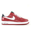 【 NIKE AIR FORCE 1 GS 'PUERTO RICO PR4' / VARSITY RED WHITE OBSIDIAN 】 赤 レッド 白色 ホワイト エアフォース ジュニア キッズ ベビー マタニティ スニーカー ナイキ