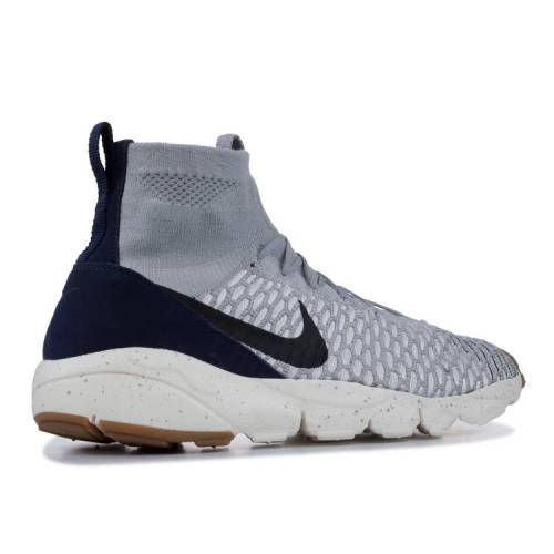 ナイキ NIKE フライニット 灰色 グレー 'WOLF GREY' スニーカー メンズ 【 NIKE AIR FOOTSCAPE MAGISTA FLYKNIT WOLF GREY BLACKSAILDARK OBSIDIANMIDNIGHT NAVYNEUTRAL 】