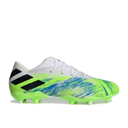 【 ADIDAS NEMEZIZ 19.2 FG SIGNAL GREEN / CLOUD WHITE CORE BLACK SIGNAL 】 アディダス ネメシス 白色 ホワイト コア 黒色 ブラック スニーカー メンズ