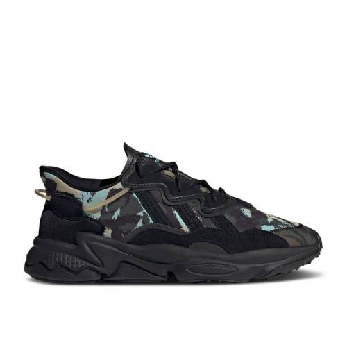 【 ADIDAS OZWEEGO 'BLACK CAMO' / CORE BLACK CORE BLACK HAZY BEIGE 】 アディダス コア 黒色 ブラック ベージュ スニーカー メンズ