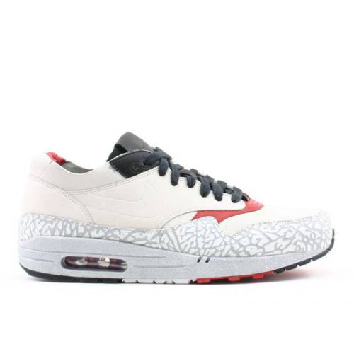 【 NIKE AIR MAX 1 NL PREMIUM 'ELEPHANT PRINT - NEUTRAL GREY' / NEUTRAL GREY NEUTR...