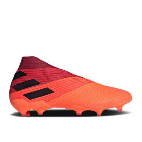 【 ADIDAS NEMEZIZ 19+ FG INFLIGHT PACK / SIGNAL CORAL CORE BLACK GLORY 】 アディダス ネメシス コア 黒色 ブラック スニーカー メンズ