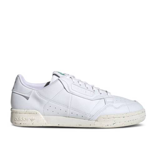 アディダス ADIDAS アディダス コレクション 白色 ホワイト 緑 グリーン 'CLEAN WHITE' スニーカー メンズ 【 GREEN ADIDAS CONTINENTAL 80 CLASSICS COLLECTION CLOUD WHITE OFF 】