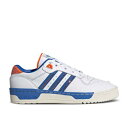 【 ADIDAS SWAROVSKI X RIVALRY LOW 'CLOUD WHITE BLUE' / CLOUD WHITE BLUE ORANGE 】 アディダス 白色 ホワイト 青色 ブルー 橙 オレンジ スニーカー メンズ