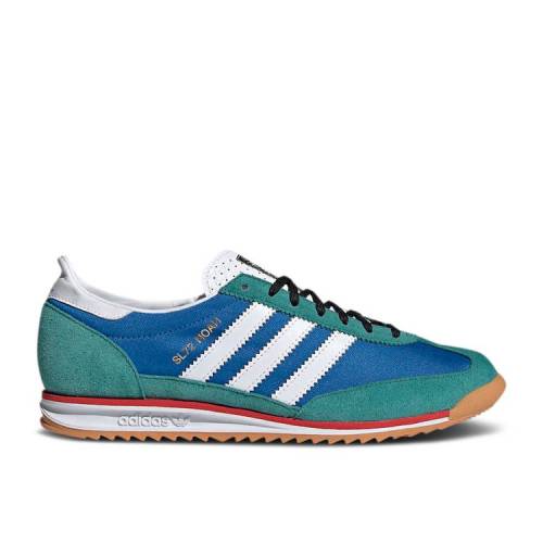 【 ADIDAS NOAH X SL72 'BLUE' / BLUE CORE WHITE LUSH RED 】 アディダス 青色 ブルー コア 白色 ホワイト 赤 レッド スニーカー メンズ