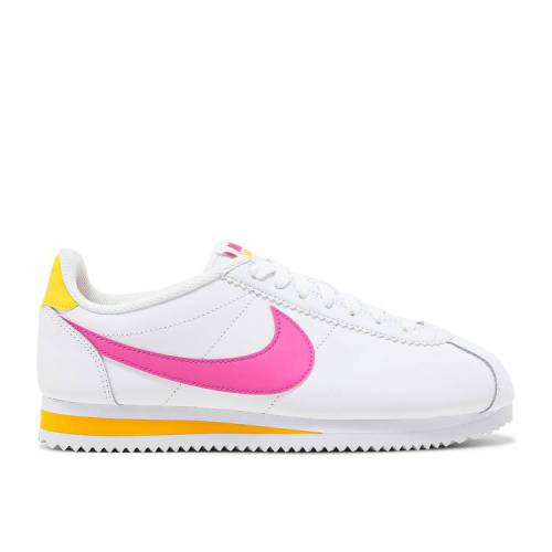 ナイキ NIKE クラシック コルテッツ レザー 白色 ホワイト レーザー 橙 オレンジ クラシックコルテッツ 'SPRING FUCHSIA' スニーカー レディース 【 LASER ORANGE NIKE WMNS LEATHER PACK WHITE FUCHSIALASER 】