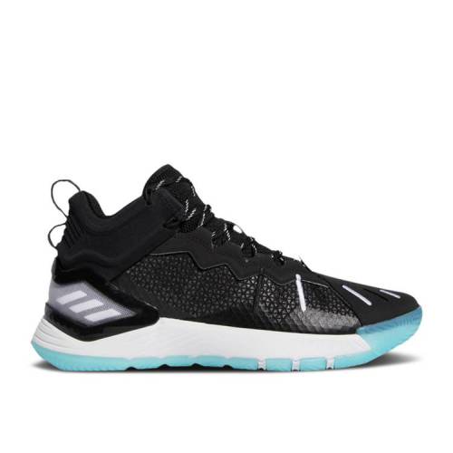 【 ADIDAS D ROSE SON OF CHI 'GODSPEED - BLACK PULSE AQUA' / CORE BLACK CLOUD WHITE PULSE 】 アディダス ローズ 黒色 ブラック コア 白色 ホワイト スニーカー メンズ