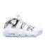 【 NIKE WMNS AIR MORE UPTEMPO 'CHROME' / WHITE CHROME BLUE TINT 】 アップテンポ 白色 ホワイト 青色 ブルー エアモアアップテンポ モアテン スニーカー レディース ナイキ