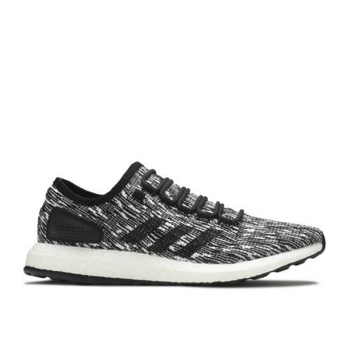 アディダス ADIDAS アディダス コア 黒色 ブラック 白色 ホワイト スニーカー メンズ 【 ADIDAS PUREBOOST CORE BLACK RUNNING WHITE 】