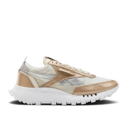 【 REEBOK WMNS CLASSIC LEATHER LEGACY 'CHAMPAGNE SILVER' / CHAMPAGNE CHALK SILVER METALLIC 】 リーボック クラシック レザー レガシー 銀色 シルバー スニーカー レディース