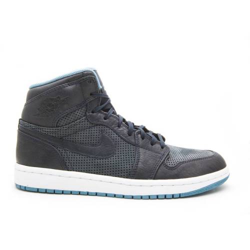 【 AIR JORDAN JORDAN 1 RETRO HI PREMIER 'CERULEAN' / DARK OBSIDIAN CERULEAN WHITE...