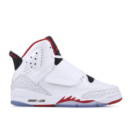 【 AIR JORDAN JORDAN SON OF MARS BG / WHITE GYM RED BLACK 】 ナイキ 白色 ホワイト 赤 レッド 黒色 ブラック エアジョーダン ジュニア キッズ ベビー マタニティ スニーカー