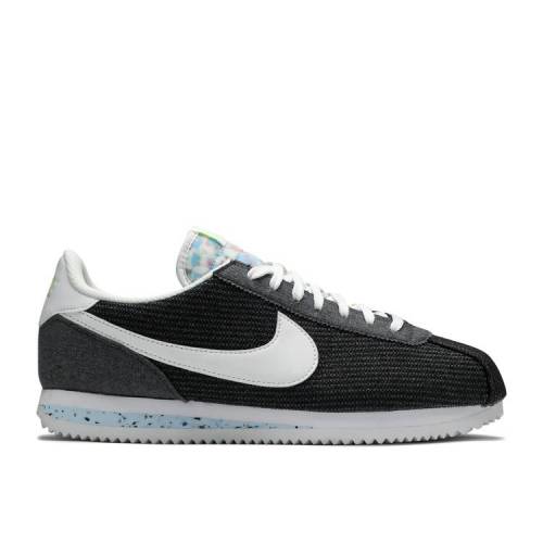 ナイキ NIKE コルテッツ プレミアム 灰色 グレー 青色 ブルー 白色 ホワイト 'RECYCLED PACK' スニーカー メンズ 【 PREMIUM NIKE CORTEZ BASIC CANVAS IRON GREY BARELY VOLT CELESTINE BLUE WHITE 】