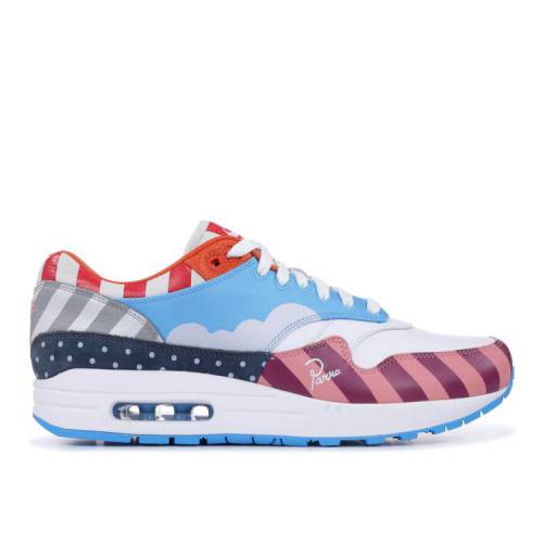 【 NIKE PARRA X AIR MAX 1 'FRIENDS & FAMILY' / WHITE PURE PLATINUM 】 マックス 白色 ホワイト...