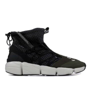 ナイキ NIKE ミッド 黒色 ブラック 'CARGO KHAKI' スニーカー メンズ 【 NIKE AIR FOOTSCAPE MID UTILITY BLACK WHITECARGO KHAKILIGHT BONE 】